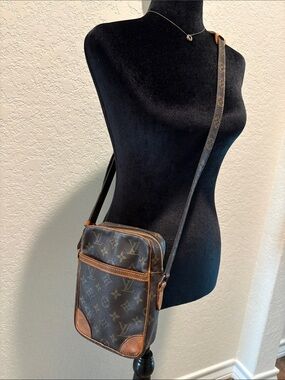 Louis Vuitton Crossbody Bag Danube Brown Monogram LV